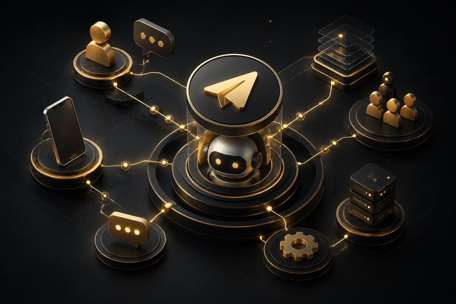 Как работает автоматизация чатов Telegram